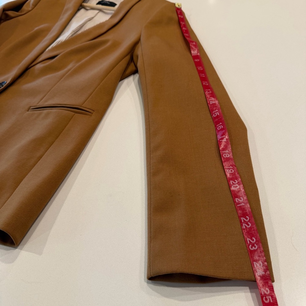 J. Crew Parke Blazer in Wool Flannel Chestnut Size 10 - Picture 5 of 10